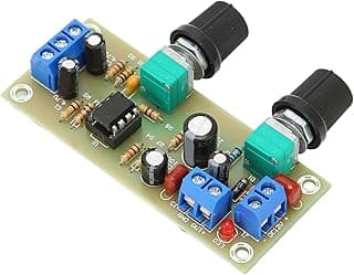 Módulo Pré-Amplificador Mono Subwoofer | Placa de Filtro Passa Baixa de Fonte única Com Ajuste de Frequência de 22-300 Hz para Amplificador de DIY