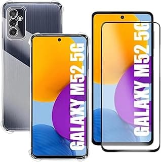 Kit Capa Capinha Transparente e Película De Vidro 3D Para Samsung Galaxy M52