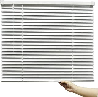 Mini persianas com filtragem de luz sem fio para janelas, persianas horizontais de vinil, montagem interna ou externa 2,5 cm (71 cm L x 122 cm A)