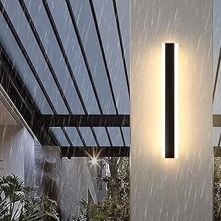 Arandela LED 60cm 25W 3 Temperaturas de Cor Quente, Neutra, Fria Ideal para Fachadas Varandas e Ambientes Decorativos Bivolt Slim e Econômica