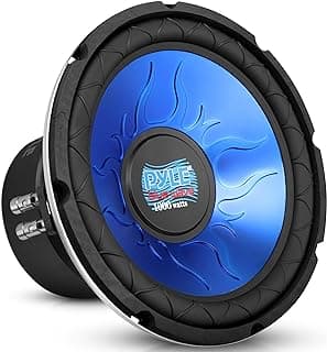 Pyle PL1090BL Subwoofer DVC de 10 polegadas 1000 W