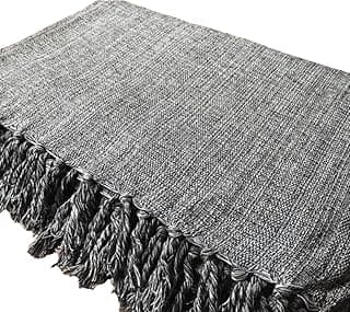 Manta Para Sofá 2 Lugares 2,20x1,50 (Preto Mesclado)