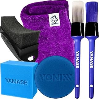 Kit Limpeza Automotiva com Pano Microfibra, Pincéis e Esponja Yonixx
