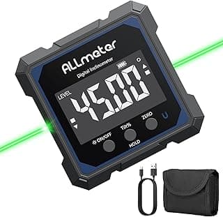 Inclinômetro digital ALLmeter com laser e bolsa de transporte