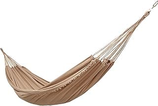 Rede de Descanso Dunas, 3,90 m x 1,40 m, Algodão, Suporta até 200 kg, Cor Areia