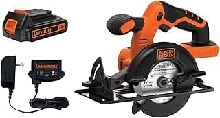 Serra circular sem fio BLACK+DECKER 13 cm (5-1/2") com bateria e carregador