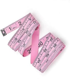 1 peça fita métrica rosa fita métrica 152 cm 152.4 cm fita métrica para medidas do corpo para casa alfaiate costura artesanato medição diária e uso pessoal