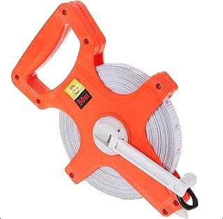 Trena profissional fibra de vidro 50m para construção e uso externo
