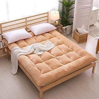 Colchão de futon dobrável de veludo portátil – Colchão japonês dobrável de tatame para casa, viagens e uso ao ar livre (100 x 200 cm (39 x 79 polegadas))