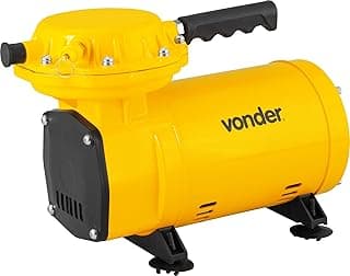 Compressor ar direto Vonder 1/2 cv (hp) 2,3 PCM amarelo e preto