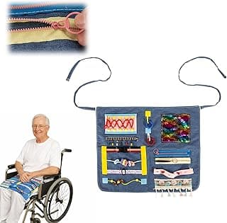 Cobertor Fidget para Adultos com Demência, Produtos para Demência, Brinquedos Fidget Demência para Idosos, Avental Fidget para Pacientes com Demência ou Alzheimer