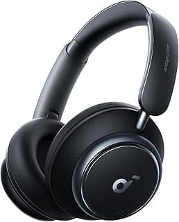 Fone de ouvido Bluetooth soundcore Space Q45 da Anker, preto, ângulo frontal