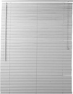 Persiana horizontal de PVC 25mm cinza 100x130cm