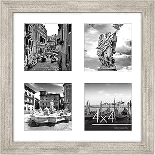 Quadro de montagem 4x4 Americanflat com paisagens em preto e branco