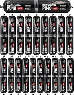 Kit 20 Selante Flexível Sache PU 40 Selante de Poliuretano Adesivo Vedante 800g Cibra Flex