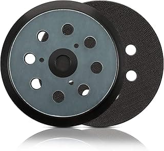 2 peças de reposição para lixadeira de 12,7 cm com 8 furos, lixadeira de substituição compatível com Makita BO5010, BO5030K, BO5031K, BO5041K