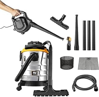 Aspirador de pó e água WAP GTW INOX 25 com acessórios