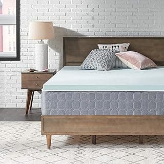 Colchão azul Sealy Essentials de espuma viscoelástica, cama queen-size com decoração moderna