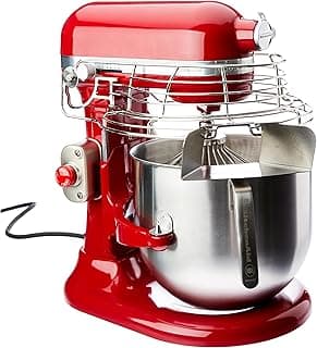 Batedeira Planetária Profissional KitchenAid Vermelha 7.6L