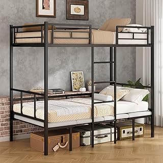 Beliche Multifuncional, Estrutura de Cama, Cama com Escrivaninha que Transforma em Cama Extra, Conjunto Versátil para Dormitório e Quarto