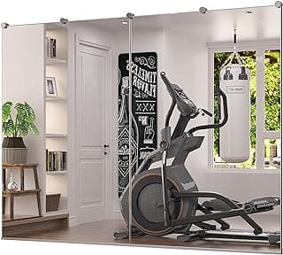 Espelho de parede grande para academia em casa, 122 cm x 81 cm, para exercícios e dança