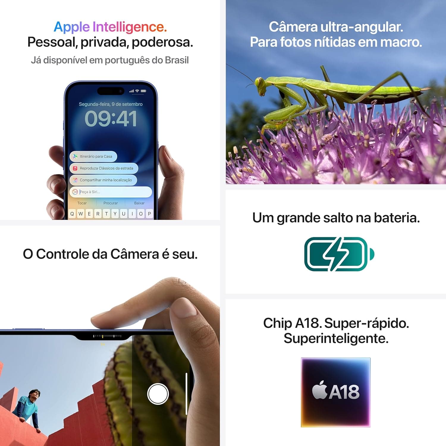 Apple iPhone 16 Plus (256 GB) – Preto