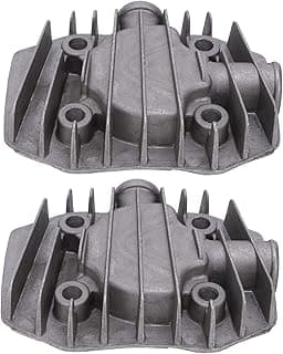 Duas peças de cilindro de compressor de ar em alumínio 48 mm x 62 mm