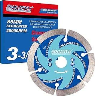Disco de serra circular diamantado de 85 mm SHUZIYU para corte de pedra