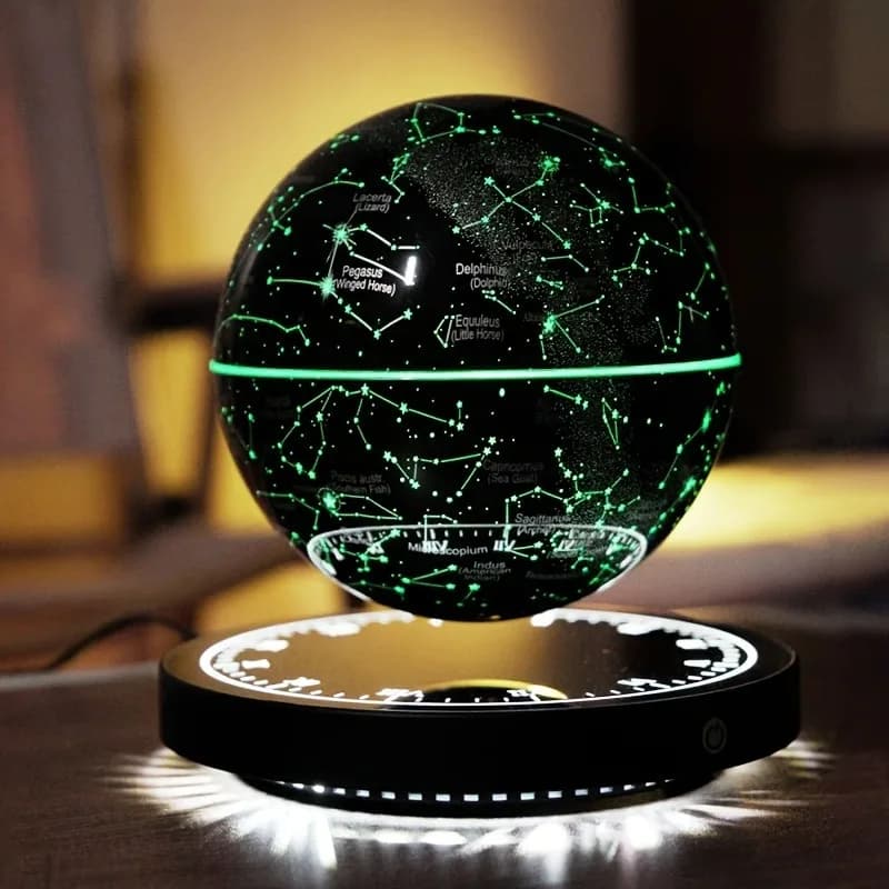 Globo Flutuante de Constelações, Mapa Estelar Flutuante, Brinquedo Relaxante, Presente de Dia dos Pais para Homens, Decoração de Mesa para Escritório e Casa