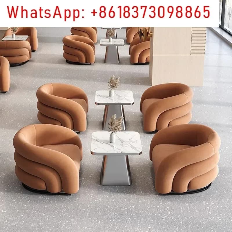 Cadeira Individual Moderna Confortável para Relaxar na Varanda, Poltrona de Computador Luxuosa Vintage, Chaise Lounge Gamer para Quarto Estético