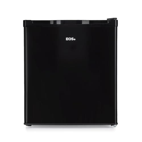 Frigobar EOS 47 Litros Ice Compact Preto EFB50P 110V contra fundo branco