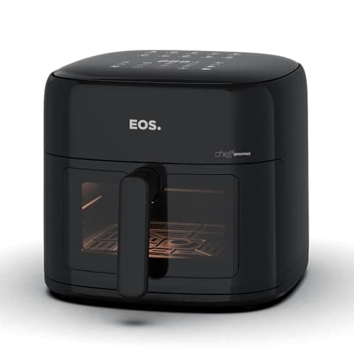 Fritadeira Air Fryer EOS 8,2 Litros Family Chef Gourmet Digital Compacta All Black EAF80P 110V