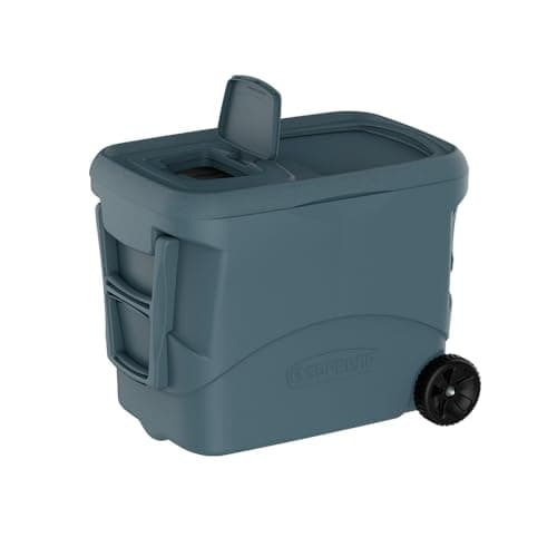 Caixa Térmica Cooler Tropical Plus com Rodas 50L Cinza Escuro