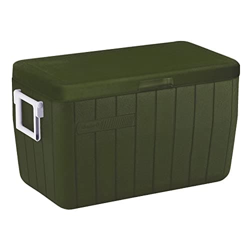 Caixa térmica verde militar 48 QT 45,4 L