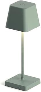 Luminária de Mesa LED Portátil Sem Fio Verde Sálvia - QD Interlight