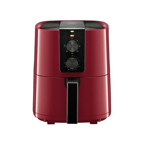 Fritadeira elétrica vermelha Cuisine Fry Gourmet Elgin, 5,5 litros, cesta removível, 220V, airfryer