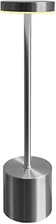 Luminária de Mesa Led 3 Cores Recarregável (PRATA)