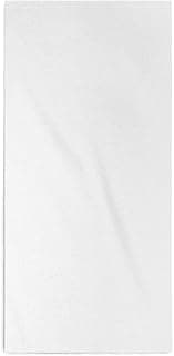 Toalha de mão branca personalizada para banheiro, 35 x 73 cm, tecido macio, fundo branco.
