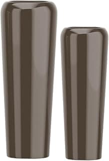 Jogo de vasos vietnamitas de fibra de vidro com 80 cm e 65 cm em bronze