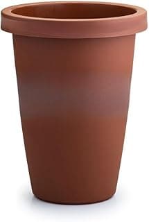 Vaso decorativo terracota clássico para plantas jardim exterior