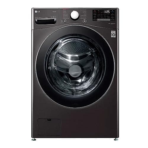 Máquina de lavar e secar LG 17kg preta com Wi-Fi ThinQ