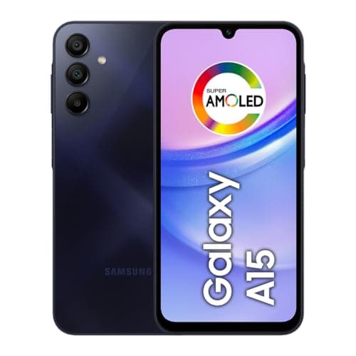 Smartphone Samsung Galaxy A15 4G 128GB Azul Escuro com tela AMOLED