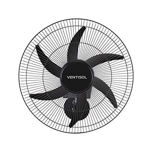 Ventilador de parede Ventisol Turbo 6 Steel Osc, 6 pás, 50cm, 200w - Bivolt
