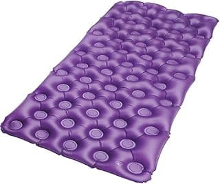 Colchão inflável roxo com padrão de células de ovo, 1,90 X 0,90 m, Bioflorence