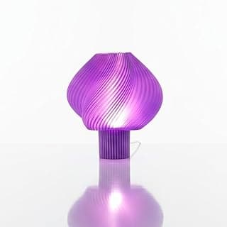 Luminária Moderna Espiral 30cm • Design Contemporâneo • Luz Decorativa de Mesa Estilo Premium