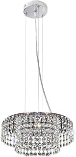 Pendente Milano Redondo 6 Luzes Llum Llum Bronzearte Milano Bivolt Transparente
