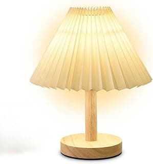 Abajur de Mesa Luminária Elegante Com Led Embutido Fonte USB 26cm Base de Madeira Bege Iluminação Decorativa Para Quarto E Sala Ideal para Mesa De Cabeçeira Não Necessita De Lâmpadas Luz Quente