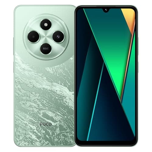 Smartphone Xiaomi POCO C75 4G 128GB/256GB 6,88'' 120Hz RAM 5160mAh com câmera traseira quádrupla