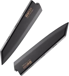 Capa de faca magnética Seido Knives, bainha preta com detalhes dourados para proteção da lâmina