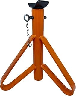 Suporte para carro 2t, cavalete automotivo laranja com gancho de corrente